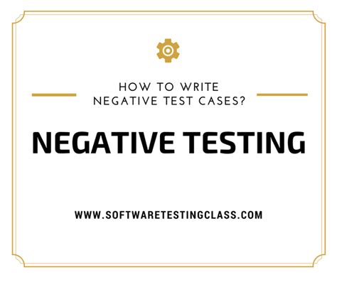 negative test cases for white blank paper|what is a negative test.